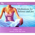 Meditations for Balance and Joy CD