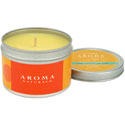 Orange and Lemongrass VegePure Soy Candle Tin