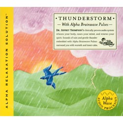 Thunderstorm with Alpha Brainwave Pulses CD
