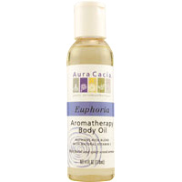 Aura Cacia Euphoria Aromatherapy Body Oil, 4 oz