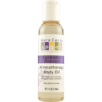 Aura Cacia Lavender Harvest Aromatherapy Body Oil, 4 oz