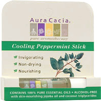Aura Cacia Cooling Peppermint Aromatherapy Stick, 0.29 oz