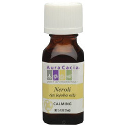 Aura Cacia Neroli Essential Oil (In Jojoba Oil), 0.5 oz