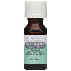 Aura Cacia Gray Matter Batter Essential Oil Blend, 0.5 oz