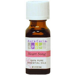 Aura Cacia Heart Song Essential Oil Blend, 0.5 oz