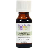 Aura Cacia Bergamot (Bergaptene-Free) Essential Oil, 0.5 oz