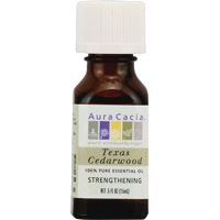 Aura Cacia Texas Cedarwood Essential Oil, 0.5 oz