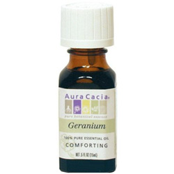 Aura Cacia Geranium Essential Oil, 0.5 oz
