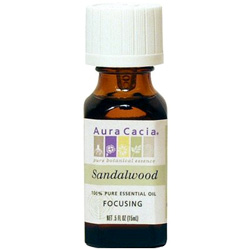 Aura Cacia Sandalwood Essential Oil, 0.5 oz