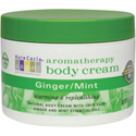 Aura Cacia Ginger & Mint Aromatherapy Body Cream, 8 oz