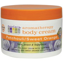 Aura Cacia Patchouli & Sweet Orange Aromatherapy Body Cream, 8 oz
